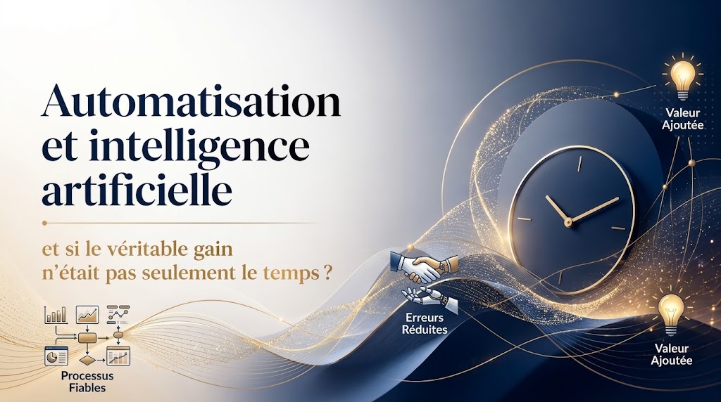 Illustration sur la valeur réelle et le gain de l'automatisation et de l'IA