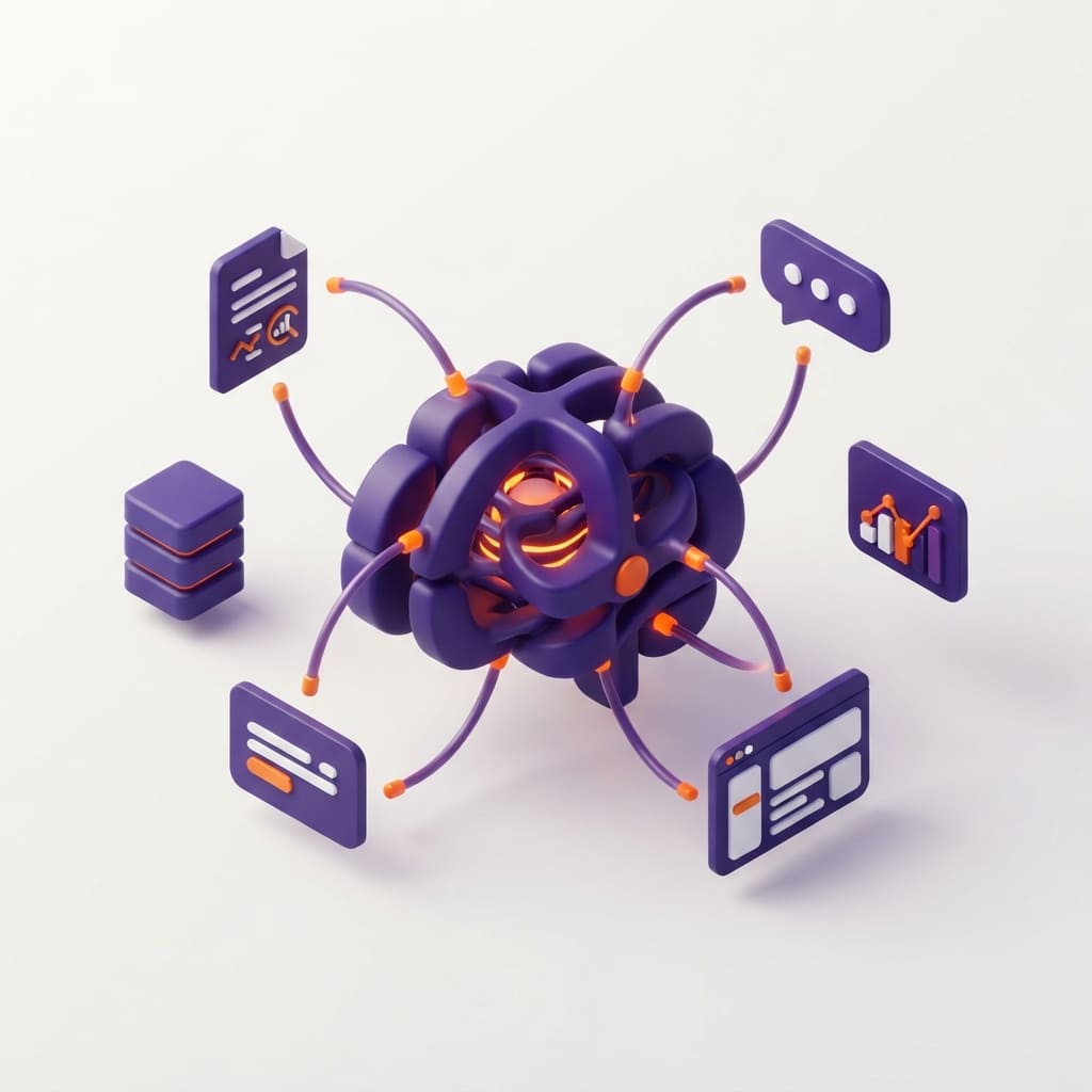 Solutions IA sur mesure et agents intelligents connectés aux outils de l'entreprise