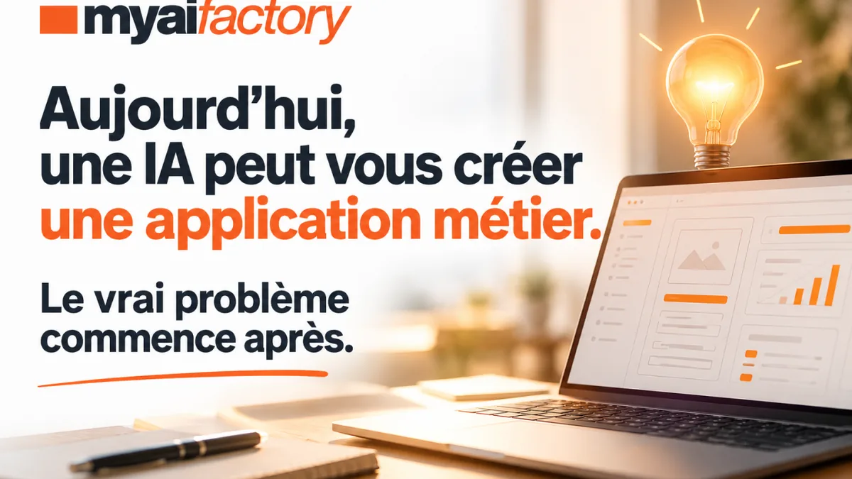 Créer une application métier avec l’IA
